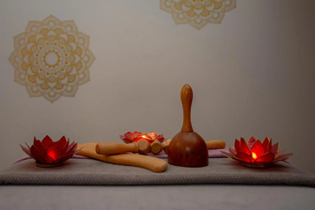   particolare della sala massaggi